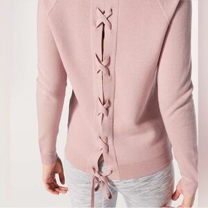 Lululemon Tied To You Merino Wool Sweater Size 10